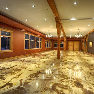 Vintage-Effect Floor Coating