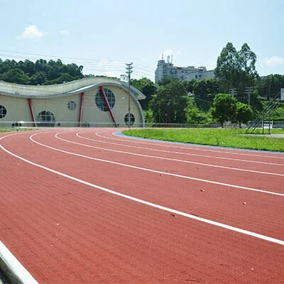 Self-Textured Polyurethane Running Track