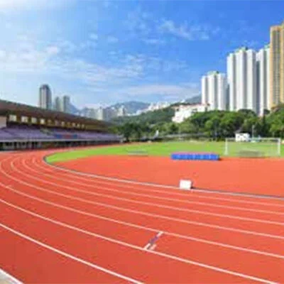 Self-Textured Polyurethane Running Track
