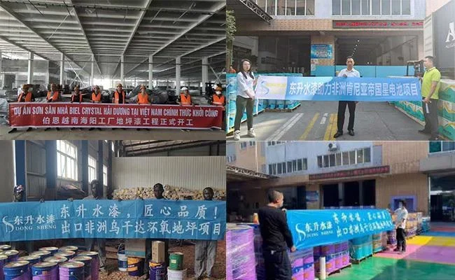 High strength crack resistant Self Leveling Concrete water based epoxy mortar coating suitable for industrial floors and old renovation projects
